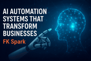 AI automation banner for social media sharing by FK Spark